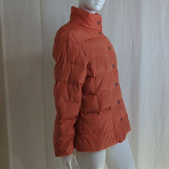 Talbot's Down Jacket Orange Size M - Picture 2 of 9